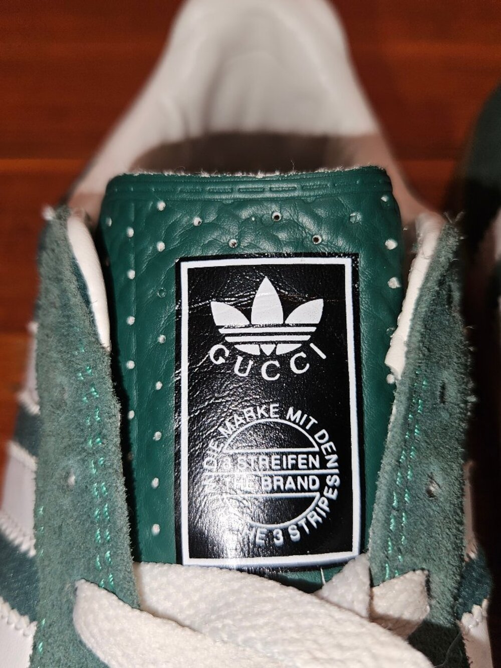 Adidas x Gucci Gazelle Green Suede [Sz 6]